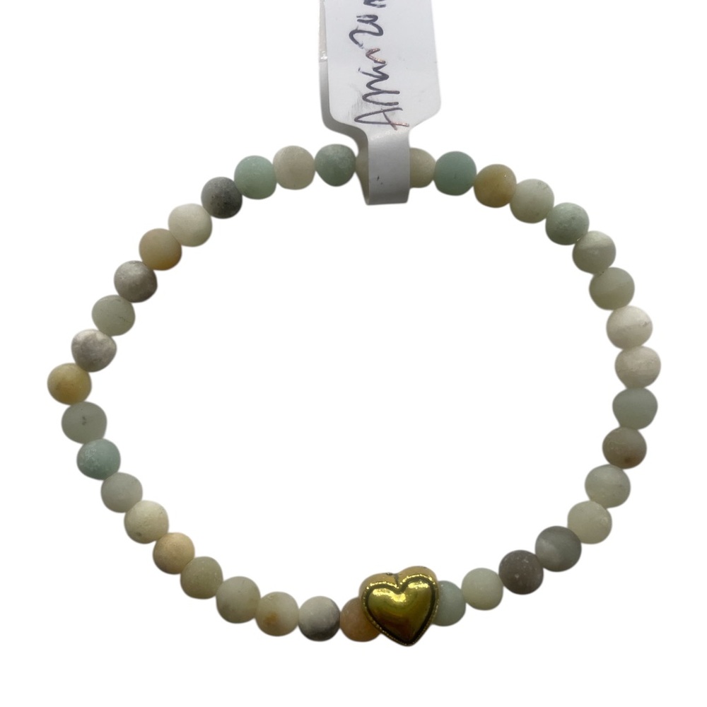 Amanzonite Multi-colored turquoise and amazonite gemstone bracelet